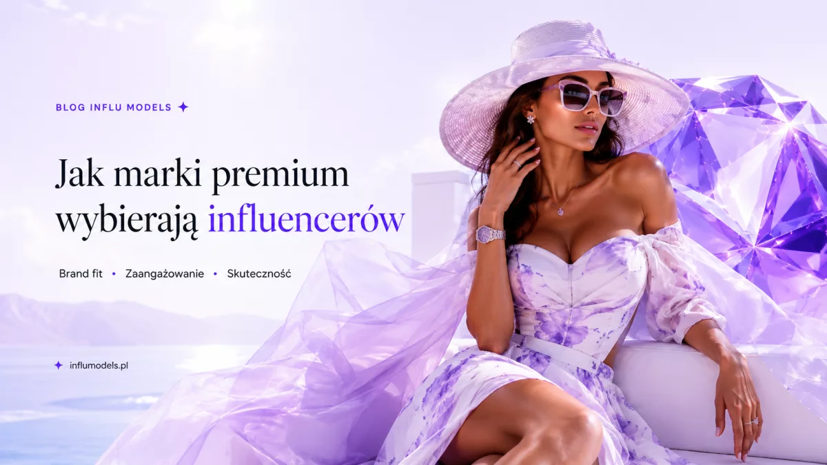Brand manager porównuje profile influencerów przed wyborem do kampanii marki premium